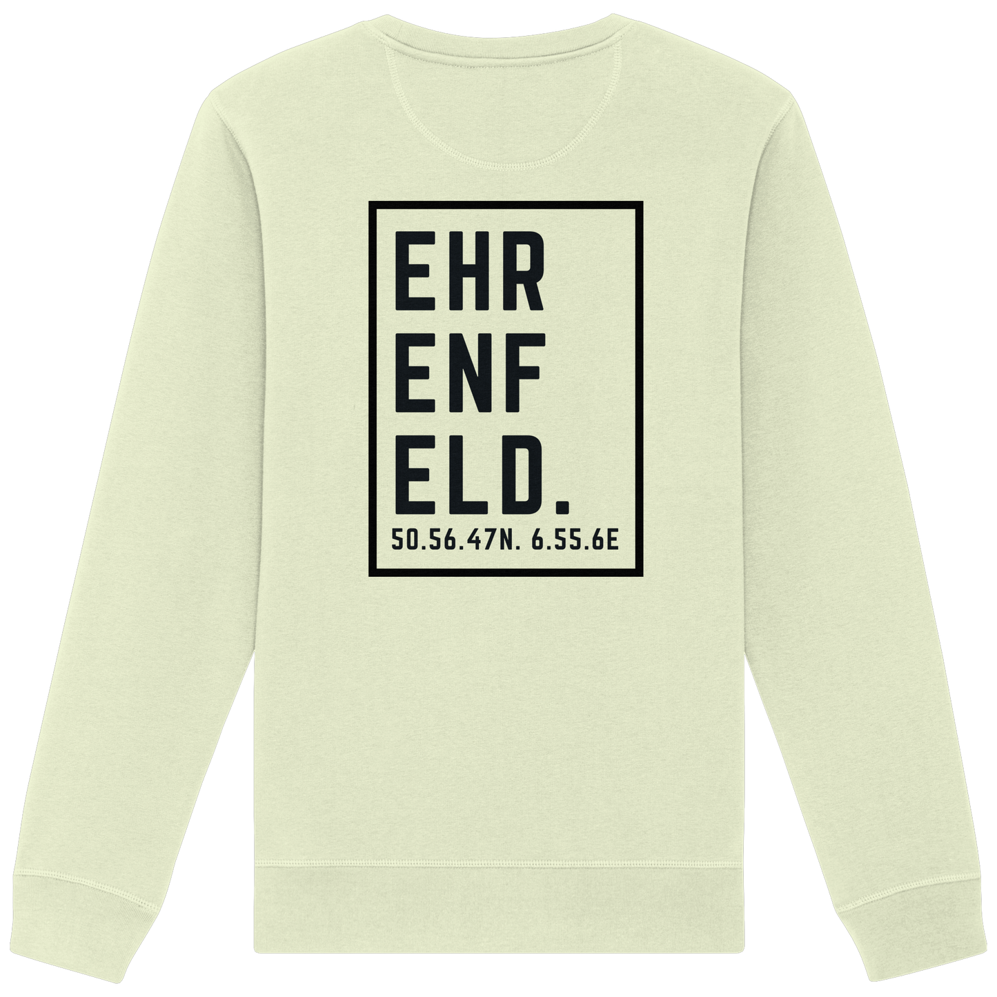 Ehrenfeld Koordinaten (großer Druck auf dem Rücken) - Organic Basic Unisex Sweatshirt