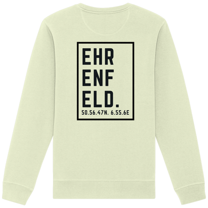 Ehrenfeld Koordinaten (großer Druck auf dem Rücken) - Organic Basic Unisex Sweatshirt