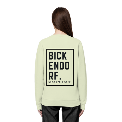 Bickendorf Koordinaten (großer Druck auf dem Rücken) - Organic Basic Unisex Sweatshirt