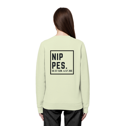 Nippes Koordinaten (großer Druck auf dem Rücken) - Organic Basic Unisex Sweatshirt