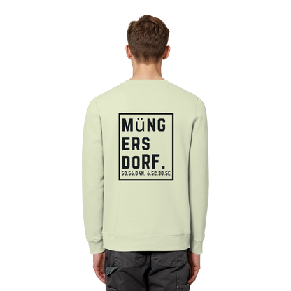 Müngersdorf Koordinaten (großer Druck auf dem Rücken) - Organic Basic Unisex Sweatshirt
