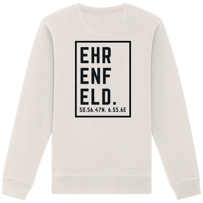 Ehrenfeld Koordinaten (großer Druck auf dem Rücken) - Organic Basic Unisex Sweatshirt