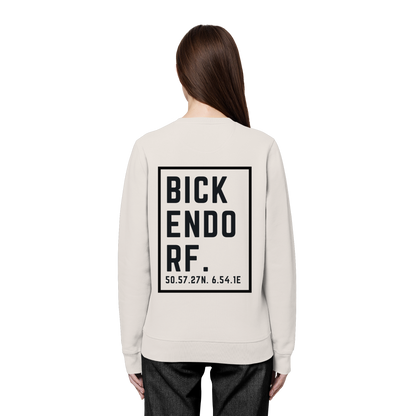 Bickendorf Koordinaten (großer Druck auf dem Rücken) - Organic Basic Unisex Sweatshirt