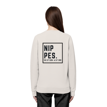 Nippes Koordinaten (großer Druck auf dem Rücken) - Organic Basic Unisex Sweatshirt