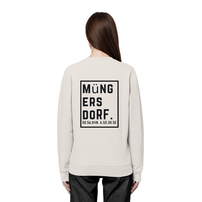 Müngersdorf Koordinaten (großer Druck auf dem Rücken) - Organic Basic Unisex Sweatshirt