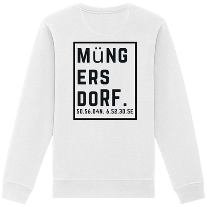 Müngersdorf Koordinaten (großer Druck auf dem Rücken) - Organic Basic Unisex Sweatshirt