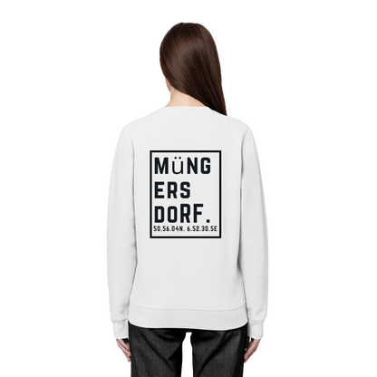 Müngersdorf Koordinaten (großer Druck auf dem Rücken) - Organic Basic Unisex Sweatshirt