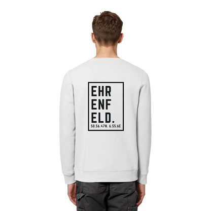 Ehrenfeld Koordinaten (großer Druck auf dem Rücken) - Organic Basic Unisex Sweatshirt