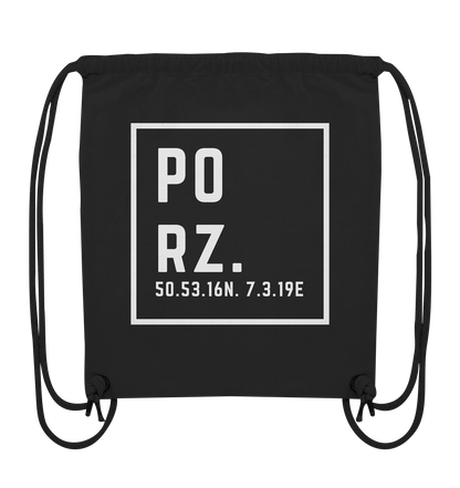 Porz Koordinaten (Druck)  - Organic Gym-Bag