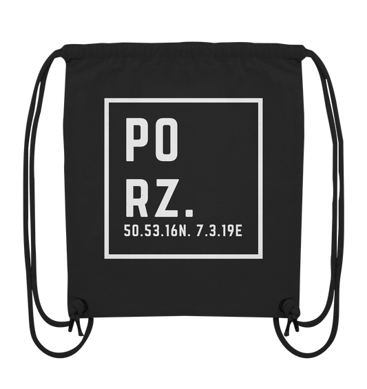 Porz Koordinaten (Druck)  - Organic Gym-Bag