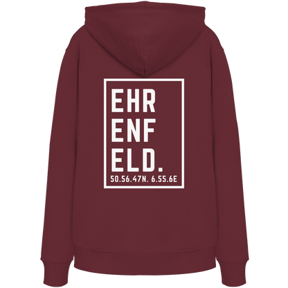 Ehrenfeld Koordinaten (großer Druck auf dem Rücken) - Organic Hoodie