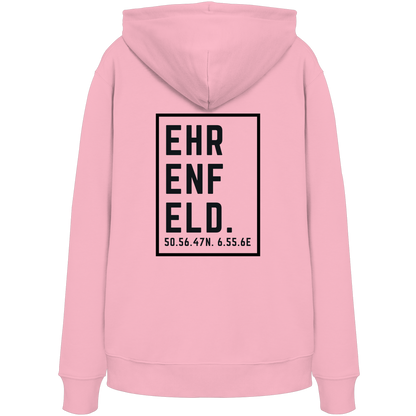 Ehrenfeld Koordinaten (großer Druck auf dem Rücken) - Organic Hoodie