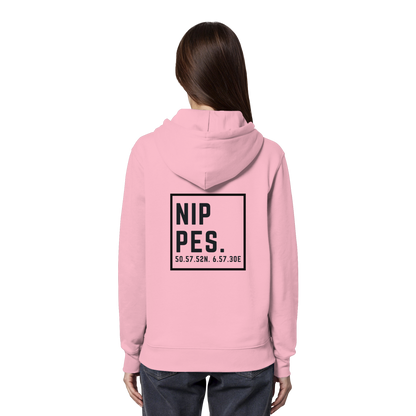 Nippes Koordinaten (großer Druck auf dem Rücken) - Organic Hoodie