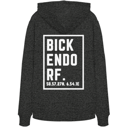 Bickendorf Koordinaten (großer Druck auf dem Rücken) - Organic Hoodie