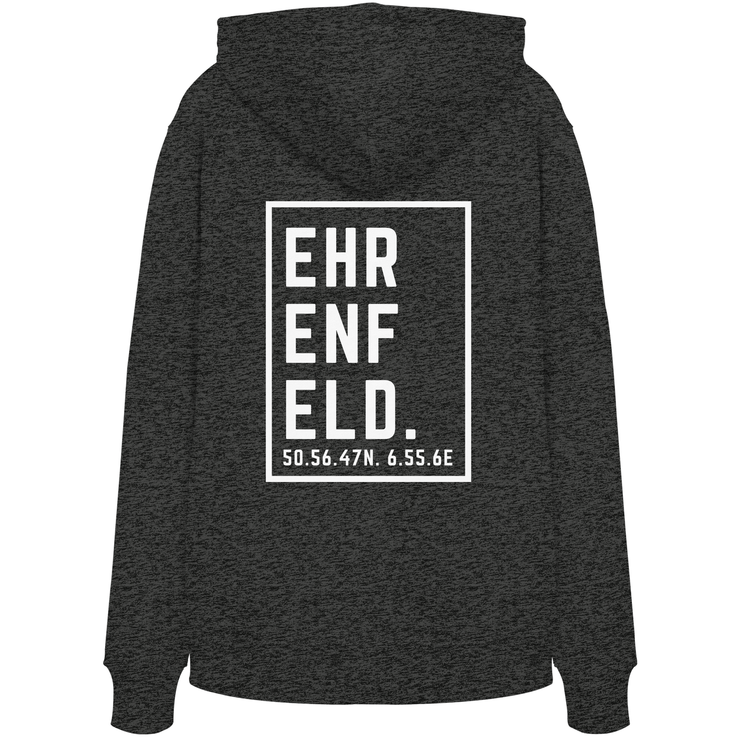 Ehrenfeld Koordinaten (großer Druck auf dem Rücken) - Organic Hoodie