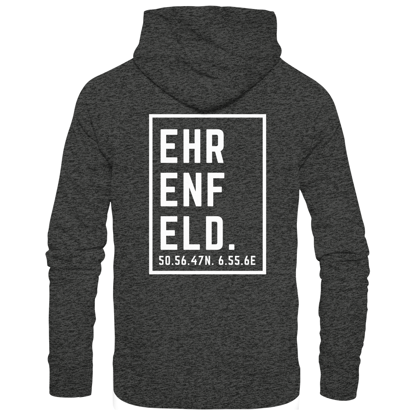 Ehrenfeld Koordinaten (großer Druck auf dem Rücken) - Organic Hoodie
