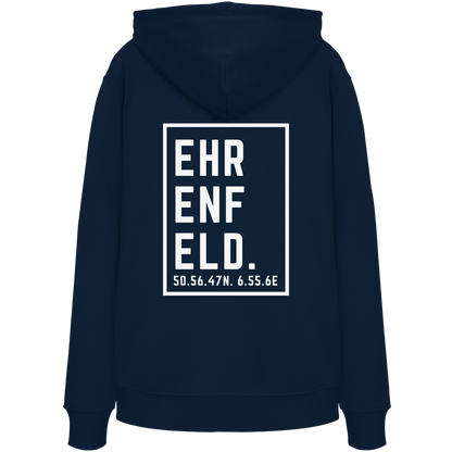 Ehrenfeld Koordinaten (großer Druck auf dem Rücken) - Organic Hoodie