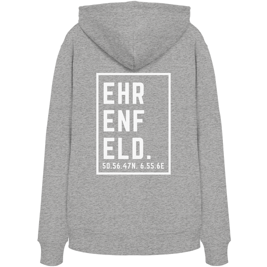 Ehrenfeld Koordinaten (großer Druck auf dem Rücken) - Organic Hoodie