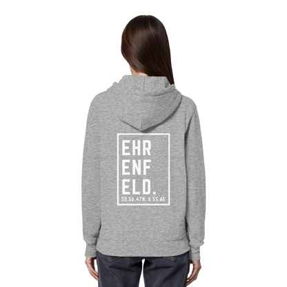 Ehrenfeld Koordinaten (großer Druck auf dem Rücken) - Organic Hoodie