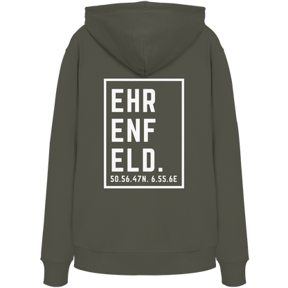 Ehrenfeld Koordinaten (großer Druck auf dem Rücken) - Organic Hoodie