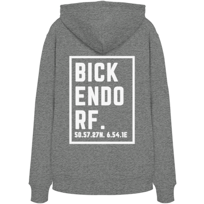 Bickendorf Koordinaten (großer Druck auf dem Rücken) - Organic Hoodie
