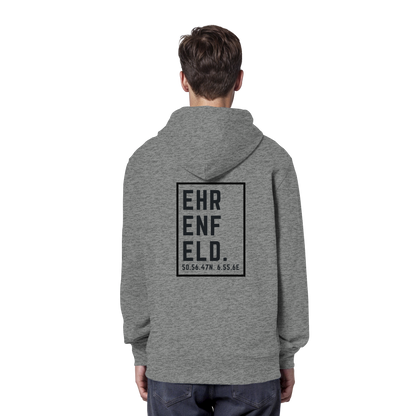 Ehrenfeld Koordinaten (großer Druck auf dem Rücken) - Organic Hoodie