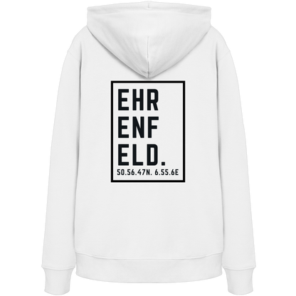 Ehrenfeld Koordinaten (großer Druck auf dem Rücken) - Organic Hoodie