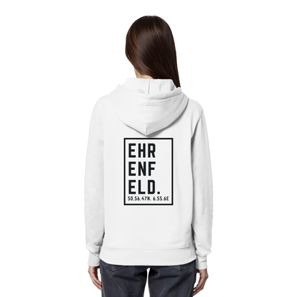 Ehrenfeld Koordinaten (großer Druck auf dem Rücken) - Organic Hoodie