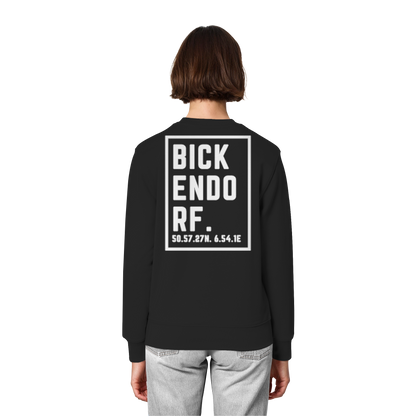 Bickendorf Koordinaten (großer Druck auf dem Rücken) - Organic Lightweight Sweatshirt