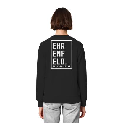 Ehrenfeld Koordinaten (großer Druck auf dem Rücken) - Organic Lightweight Sweatshirt