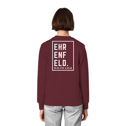 Ehrenfeld Koordinaten (großer Druck auf dem Rücken) - Organic Lightweight Sweatshirt