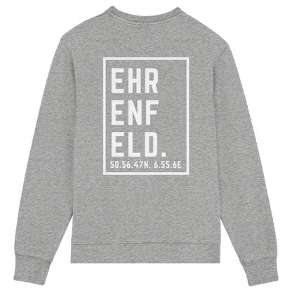 Ehrenfeld Koordinaten (großer Druck auf dem Rücken) - Organic Lightweight Sweatshirt