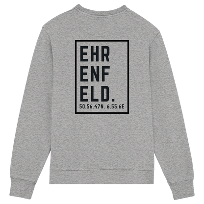 Ehrenfeld Koordinaten (großer Druck auf dem Rücken) - Organic Lightweight Sweatshirt