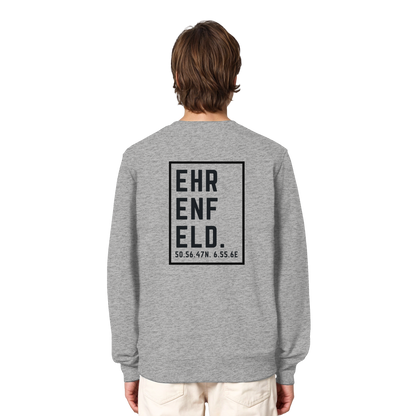 Ehrenfeld Koordinaten (großer Druck auf dem Rücken) - Organic Lightweight Sweatshirt