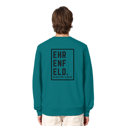 Ehrenfeld Koordinaten (großer Druck auf dem Rücken) - Organic Lightweight Sweatshirt
