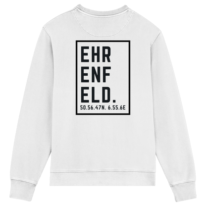 Ehrenfeld Koordinaten (großer Druck auf dem Rücken) - Organic Lightweight Sweatshirt