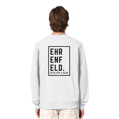 Ehrenfeld Koordinaten (großer Druck auf dem Rücken) - Organic Lightweight Sweatshirt