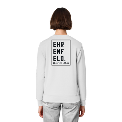 Ehrenfeld Koordinaten (großer Druck auf dem Rücken) - Organic Lightweight Sweatshirt