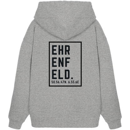 Ehrenfeld Koordinaten (großer Druck auf dem Rücken) - Organic Oversize Hoodie