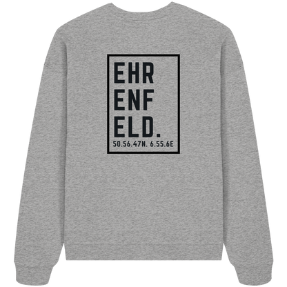 Ehrenfeld Koordinaten (großer Druck auf dem Rücken) - Organic Oversize Sweatshirt