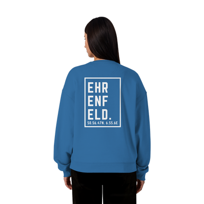 Ehrenfeld Koordinaten (großer Druck auf dem Rücken) - Organic Oversize Sweatshirt