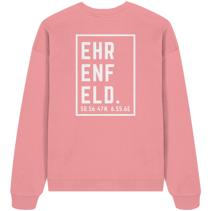 Ehrenfeld Koordinaten (großer Druck auf dem Rücken) - Organic Oversize Sweatshirt