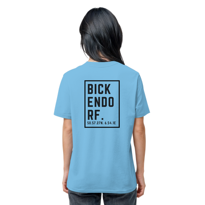 Bickendorf Koordinaten (großer Druck auf dem Rücken) - Organic Shirt