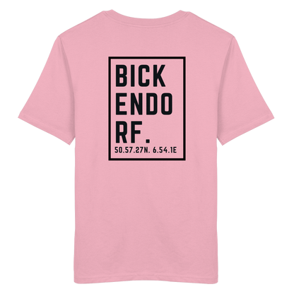 Bickendorf Koordinaten (großer Druck auf dem Rücken) - Organic Shirt