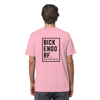Bickendorf Koordinaten (großer Druck auf dem Rücken) - Organic Shirt