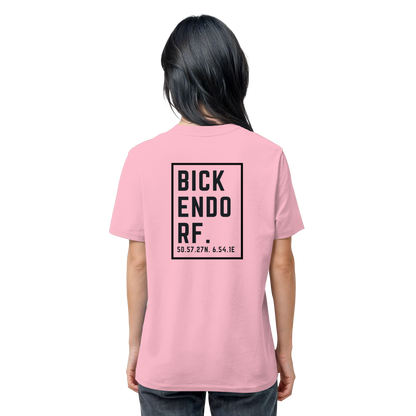 Bickendorf Koordinaten (großer Druck auf dem Rücken) - Organic Shirt