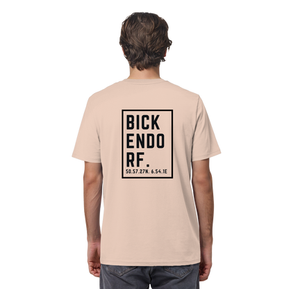 Bickendorf Koordinaten (großer Druck auf dem Rücken) - Organic Shirt