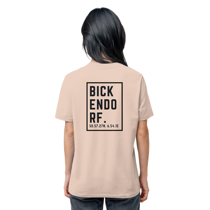 Bickendorf Koordinaten (großer Druck auf dem Rücken) - Organic Shirt