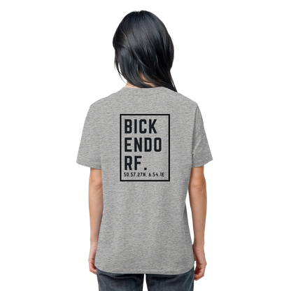 Bickendorf Koordinaten (großer Druck auf dem Rücken) - Organic Shirt