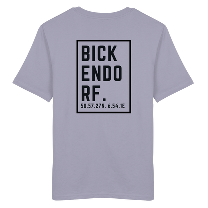 Bickendorf Koordinaten (großer Druck auf dem Rücken) - Organic Shirt